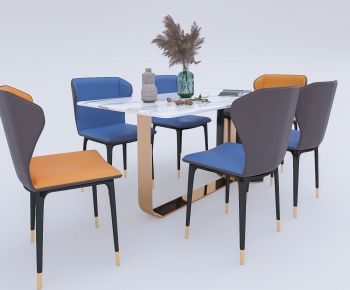 Modern Dining Table And Chairs-ID:829077013