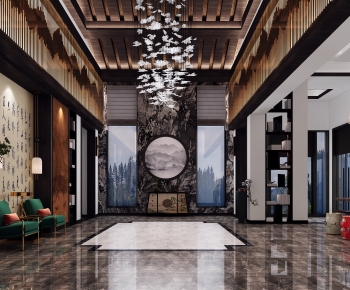 New Chinese Style Lobby Hall-ID:808410884