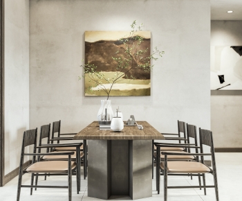 Wabi-sabi Style Dining Room-ID:201821099