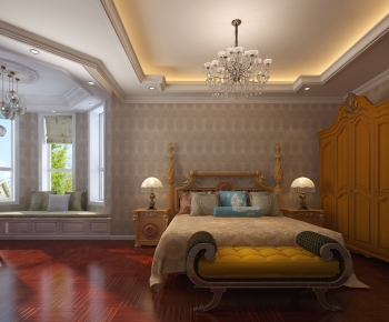 American Style European Style Simple European Style Bedroom-ID:711788899