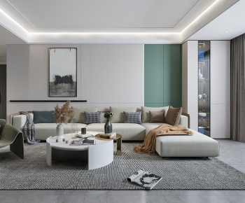 Modern A Living Room-ID:478214033