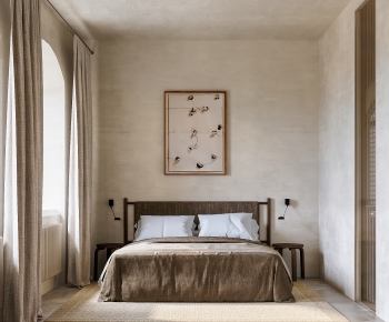 Wabi-sabi Style Bedroom-ID:521882069