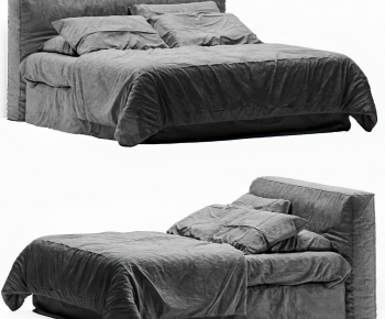 Modern Double Bed-ID:205574049