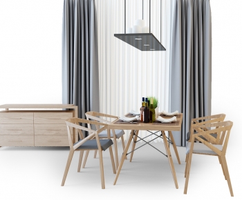 Modern Dining Table And Chairs-ID:470568906