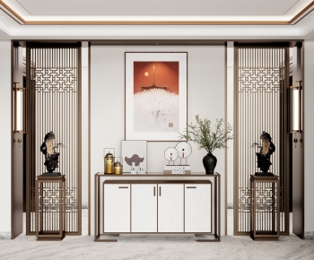 New Chinese Style Hallway-ID:336395034