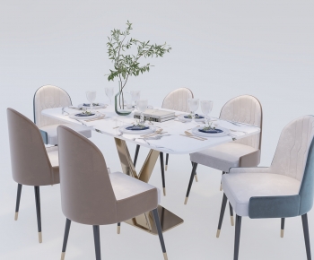 Modern Dining Table And Chairs-ID:427014111