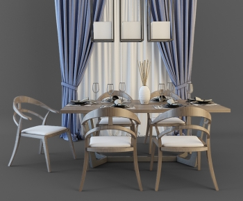 New Chinese Style Dining Table And Chairs-ID:484457971