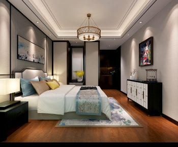 New Chinese Style Bedroom-ID:803328043