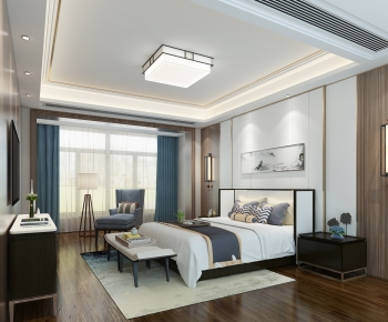New Chinese Style Bedroom-ID:898840906