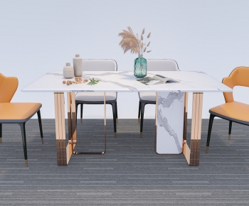 Modern Dining Table And Chairs-ID:700579885