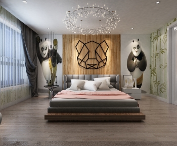 Industrial Style Children's Room-ID:895040076