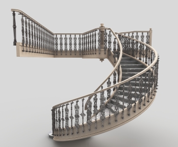 European Style Rotating Staircase-ID:229039263