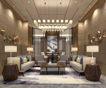 New Chinese Style Reception Area-ID:999075892