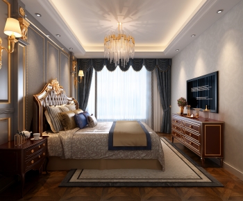 European Style Bedroom-ID:134865058