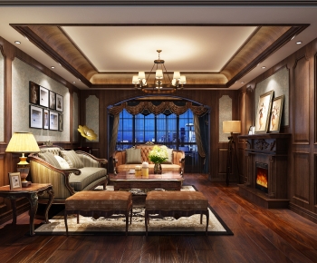 American Style A Living Room-ID:268538958