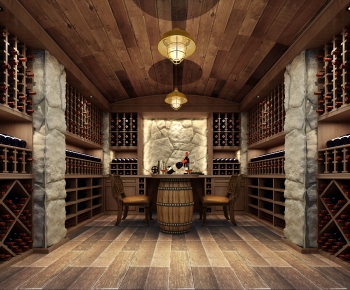 European Style Wine Cellar/Wine Tasting Room-ID:229073054