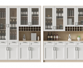 Nordic Style Wine Cabinet-ID:561711073