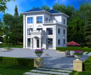 European Style Villa Appearance-ID:909255989