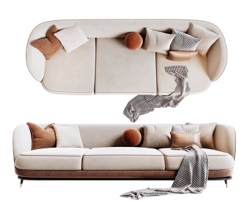 Modern Three-seat Sofa-ID:835222964