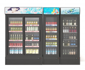 现代冰箱超市饮料冰柜-ID:297501125
