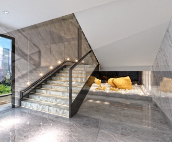Post Modern Style Stairwell-ID:417911057