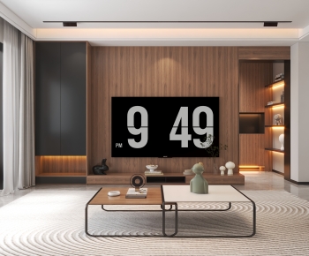 Modern A Living Room-ID:668935063