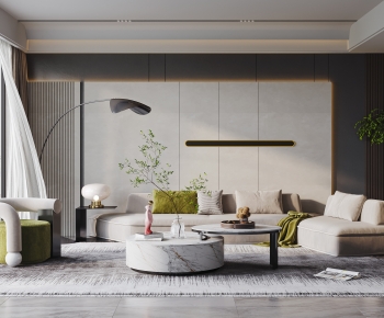 Modern A Living Room-ID:884824992
