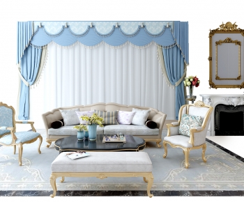 French Style Sofa Combination-ID:889709956
