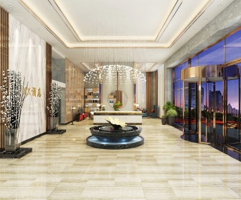 New Chinese Style Lobby Hall-ID:460367925