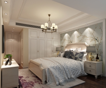 American Style Bedroom-ID:284848932