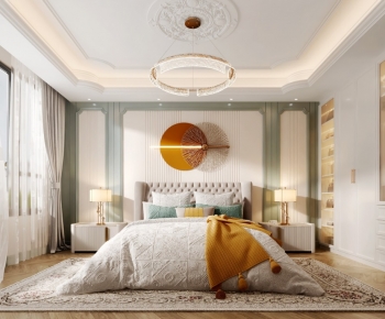 Simple European Style Bedroom-ID:268233065