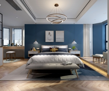 Nordic Style Bedroom-ID:445851098