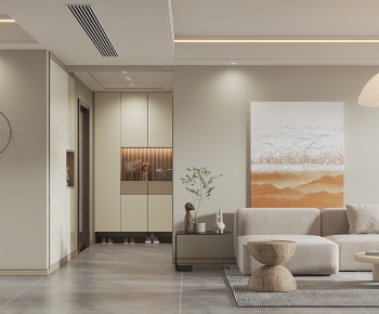 Wabi-sabi Style A Living Room-ID:100100044