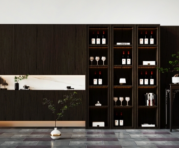 New Chinese Style Wine Cabinet-ID:815629016