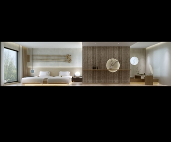 New Chinese Style Bedroom-ID:297642952