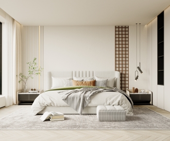 Modern Wabi-sabi Style Bedroom-ID:912323003
