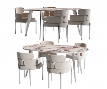 Modern Dining Table And Chairs-ID:912055021