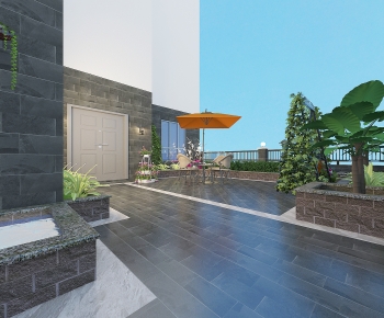 Modern Courtyard/landscape-ID:242393025