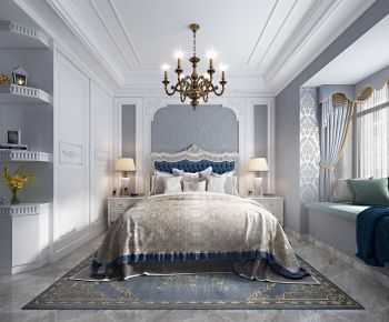 Simple European Style Bedroom-ID:897941111