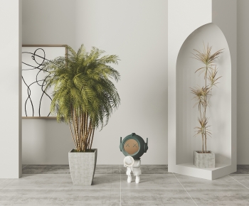 Modern Potted Green Plant-ID:531049012