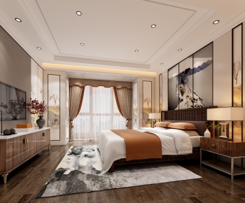 New Chinese Style Bedroom-ID:511629102