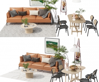 Nordic Style Sofa Combination-ID:464682103