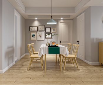 Nordic Style Dining Room-ID:929673911