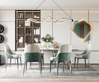 Modern Dining Room-ID:698255061