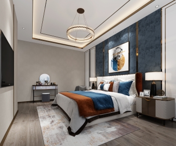 New Chinese Style Bedroom-ID:334063051