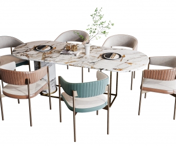 Modern Dining Table And Chairs-ID:427323109