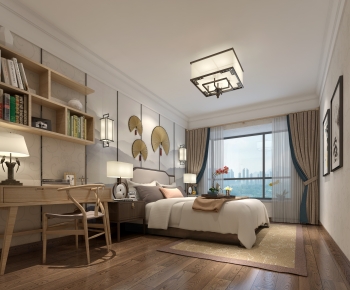 New Chinese Style Bedroom-ID:518320088