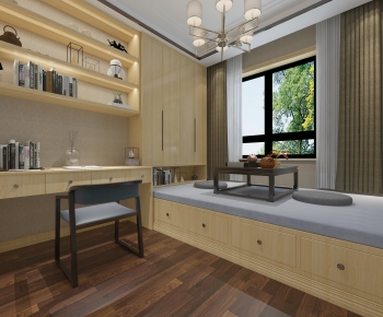 New Chinese Style Bedroom-ID:797766921