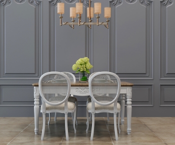 American Style Dining Table And Chairs-ID:798216102