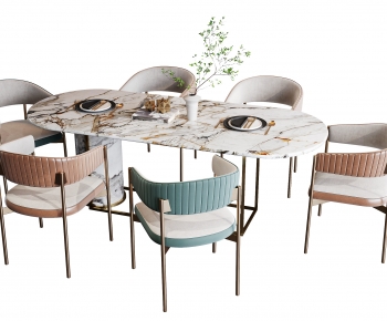 Modern Dining Table And Chairs-ID:310391909